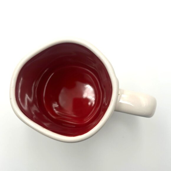 Rae Dunn "Love" Mug With Red Interior, A Morning Hug for Your Coffee, Tea, Cocoa - Picture 6 of 8